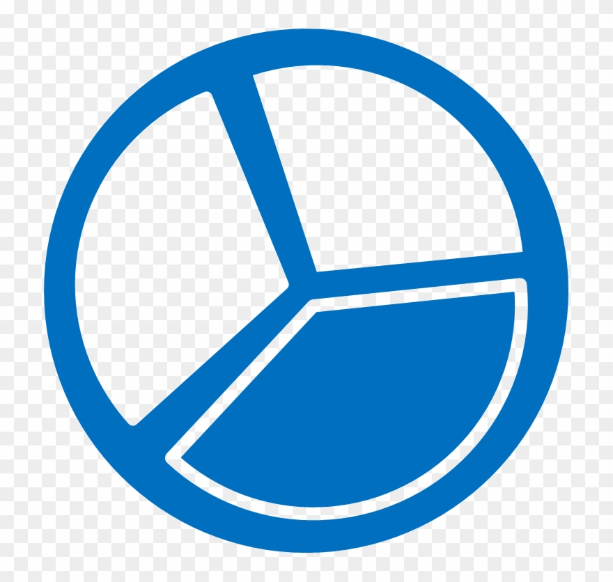 Vector Icon Of A Pie Chart - Circle Clipart