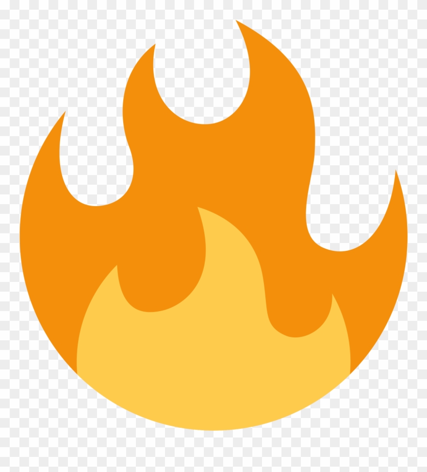 Lit Png - Twitter Fire Emoji Clipart