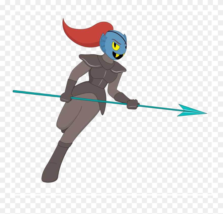 Undyne - Cartoon Clipart