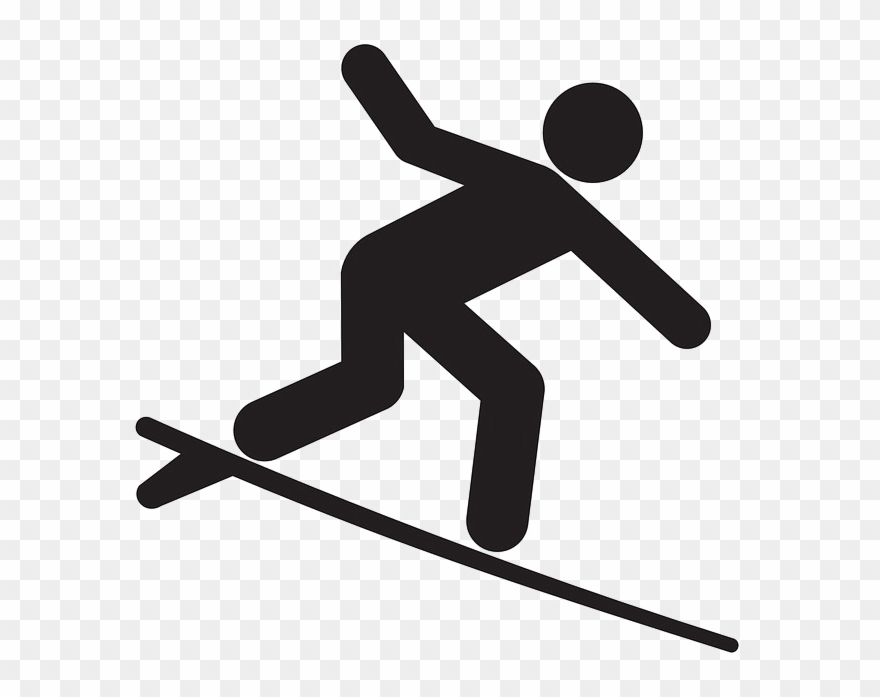 Surfing Silhouette Png Picture - Movie Posters Viktor Hertz Clipart