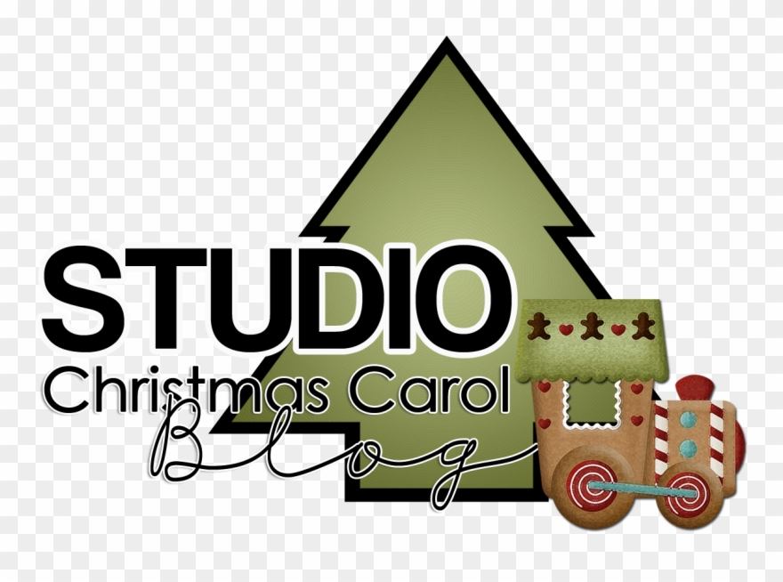 Christmas Carol Blog Train Clipart