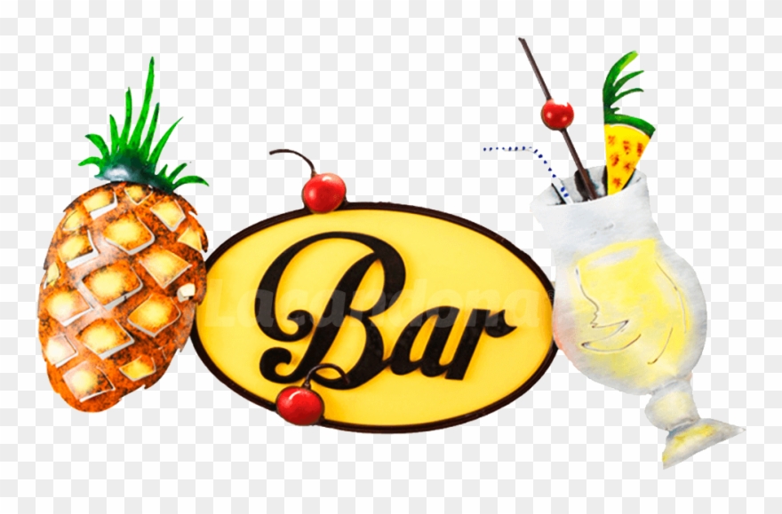Bar Sign "piña Colada" - Brigadeiria Clipart