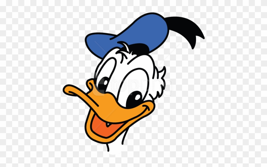 Free Png Donald Duck Look Png Images Transparent - Donald Duck Cartoon Easy Drawing Clipart