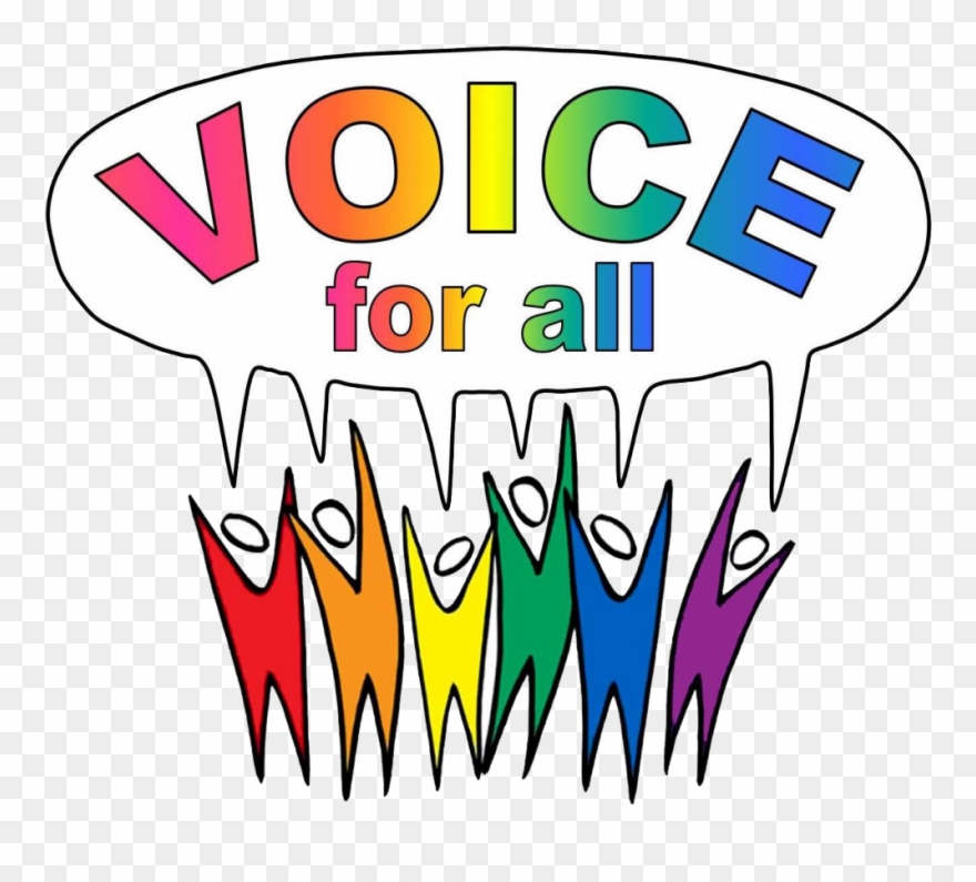 Voice For All Logo Png - Poster About Inclusivity In Diversity Clipart