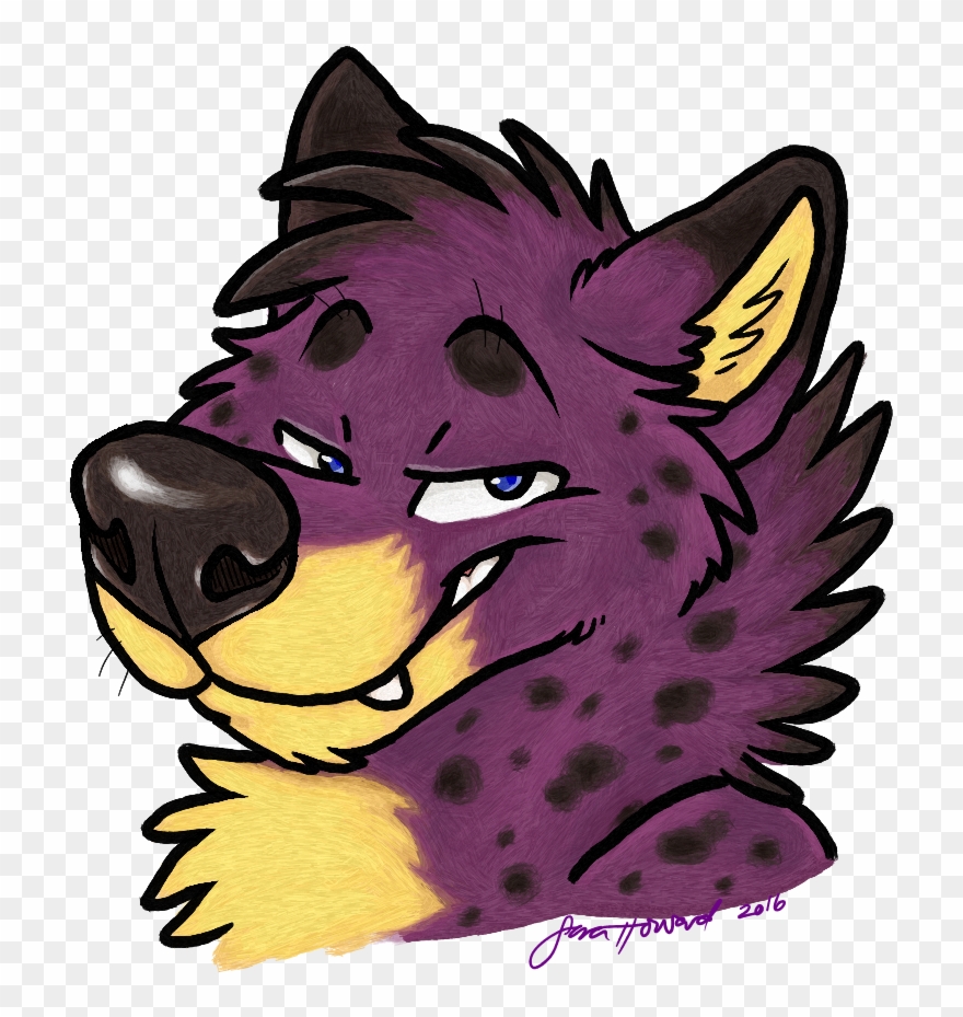 Indigo Headshot - Cartoon Clipart