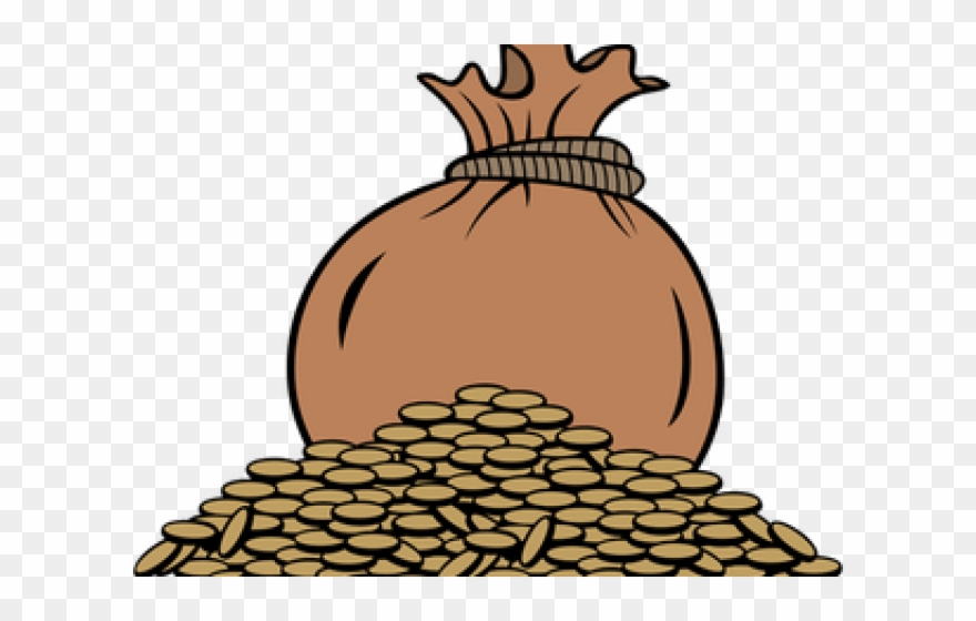 Coin Clipart 10 Peso - Bag Of Coins Clipart - Png Download