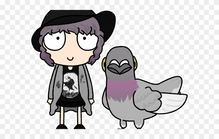 Pigeon Clipart Holly - Cartoon - Png Download