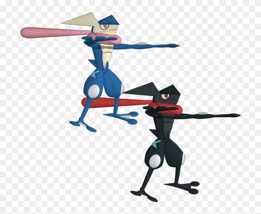 Pokémon X / Y - Greninja Model Sheet Clipart