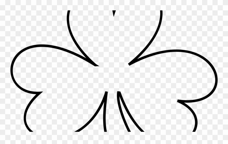 Download By Size - White Shamrock Clipart - Png Download