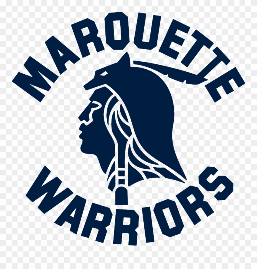 Warrior Mascot Transparent & Png Clipart Free Download - Marquette Warriors