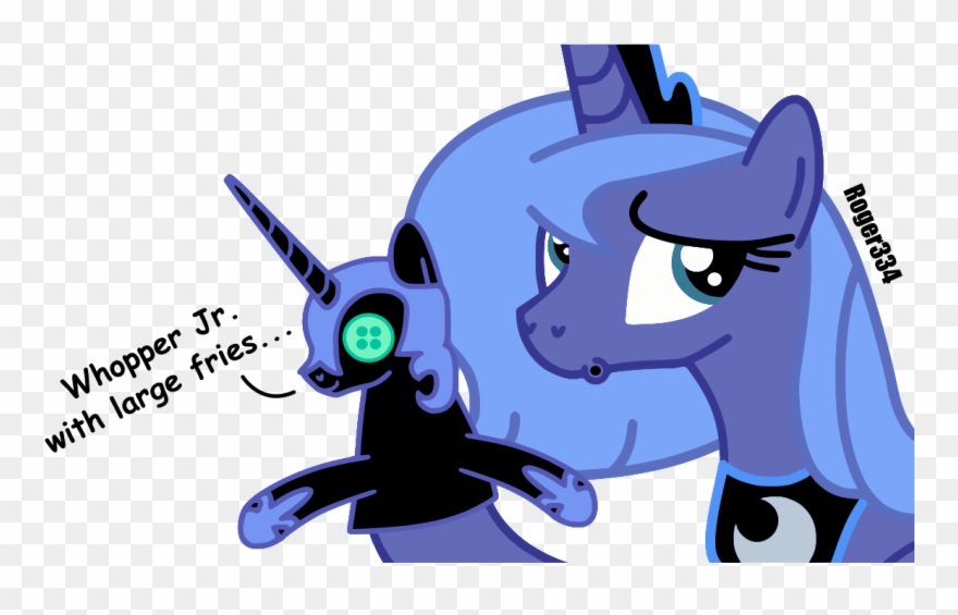 Lunar Clipart Moon Background - Cute Nightmare Moon Mlp - Png Download