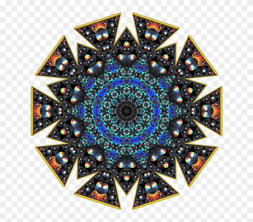 Kaleidoscope Png High Quality Image - Fractal Clipart