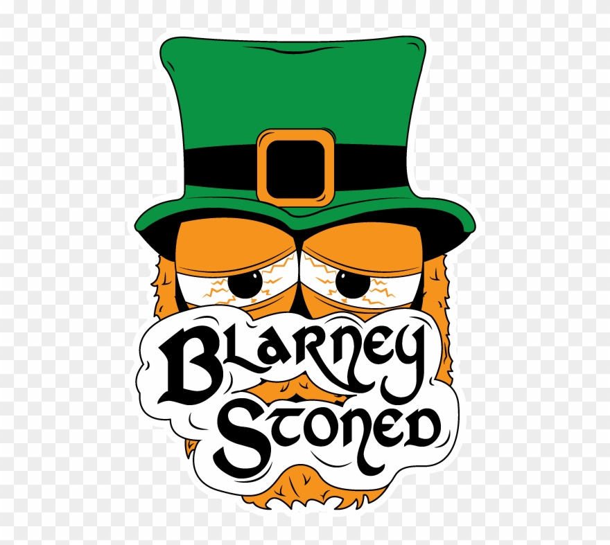 Blarney Stoned Junior's Tank Top - Illustration Clipart