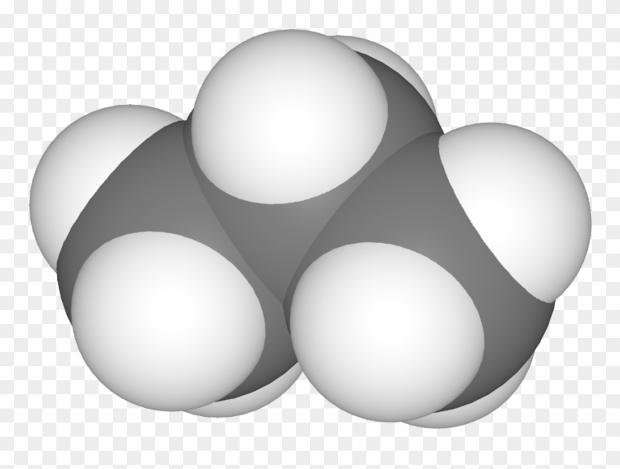 320 × 236 Pixels - Propane Space Filling Model Clipart