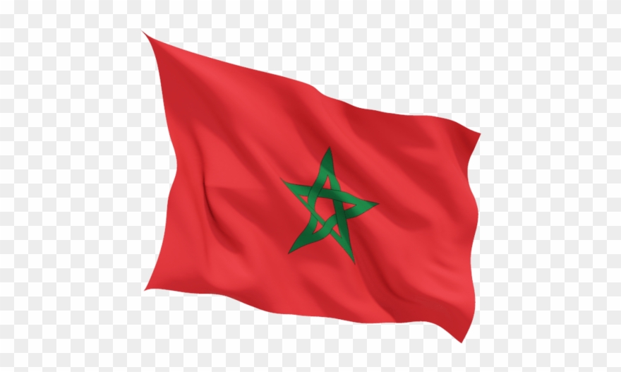 Morocco Flag Wave - Morocco Png Clipart