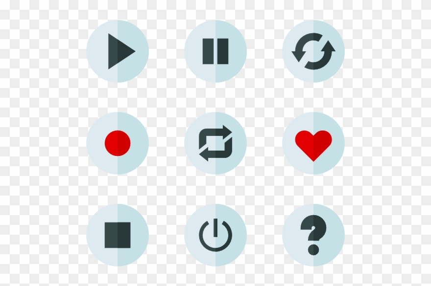 Multimedia Player Control - Circle Clipart