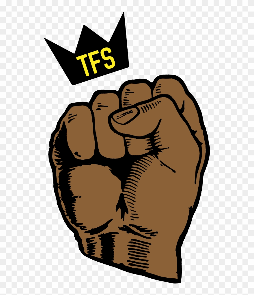 Black Power Fist Drawing Clipart