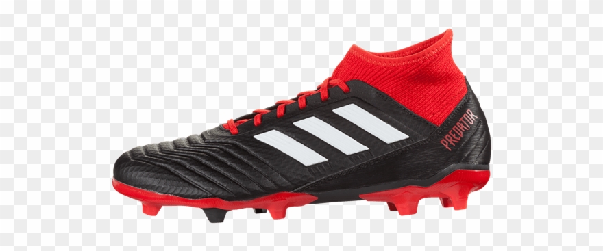 600 X 600 0 - Adidas Soccer Cleats Predator Red And Black Clipart
