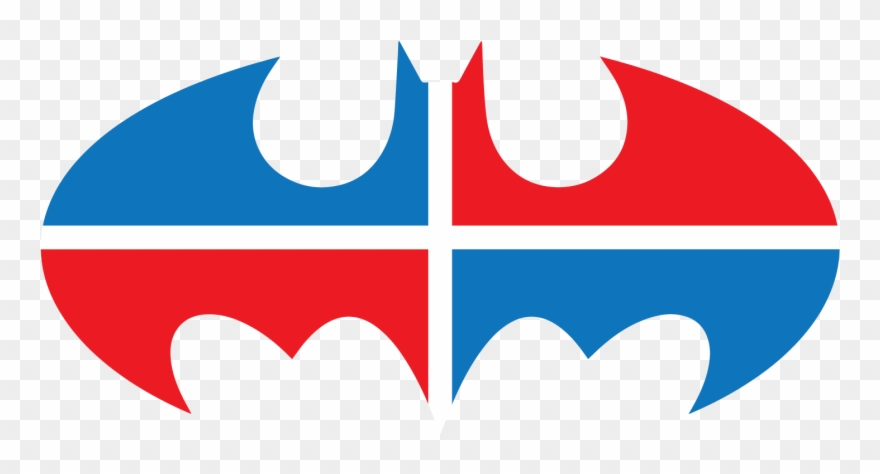 Batman Dominican - Emblem Clipart