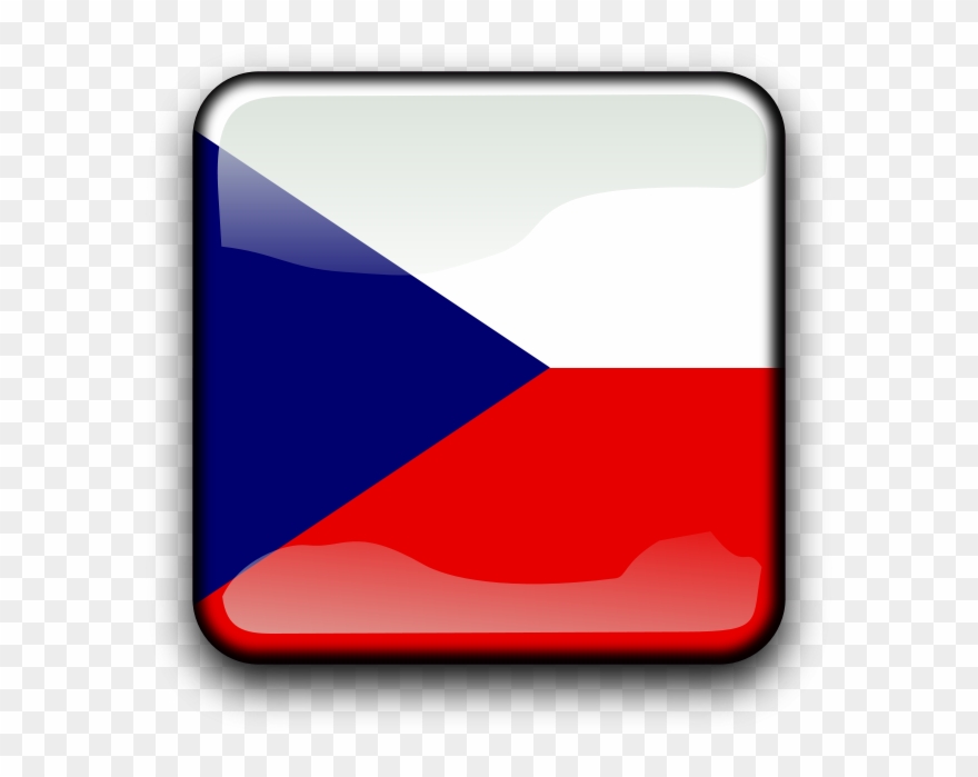 1 - Czech Flag Square Clipart