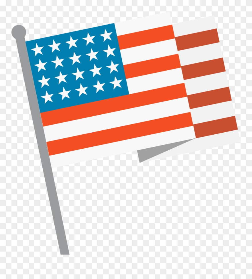 Of The United States Vector Hand Painted - Flag Of The United States Clipart