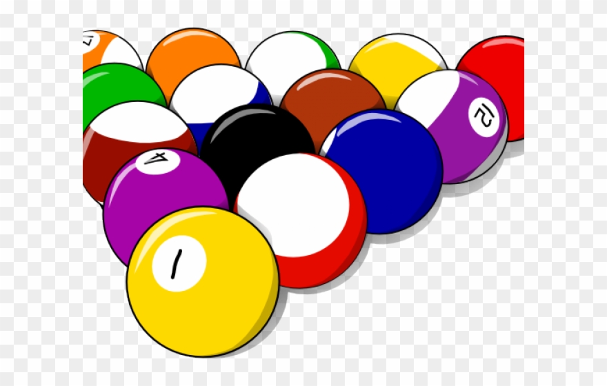 Pool Game Clipart Svg - 8 Ball Pool Clipart - Png Download