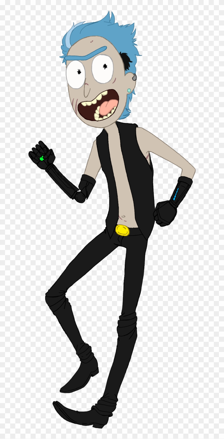 Tiny C-803 Rick ~ Now I Just Want To Draw Other Ricks - Cartoon Clipart