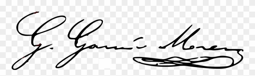 Firma De Gabriel García Moreno - Firma De Gabriel Clipart