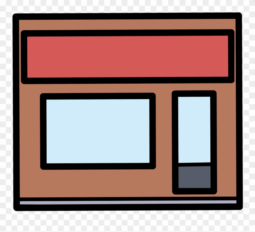 Shopping,shop,e - Clipart Toko - Png Download