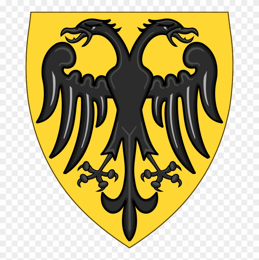 Attributed Coat Of Arms Of Frederick Ii, Holy Roman - Hohenstaufen Clipart