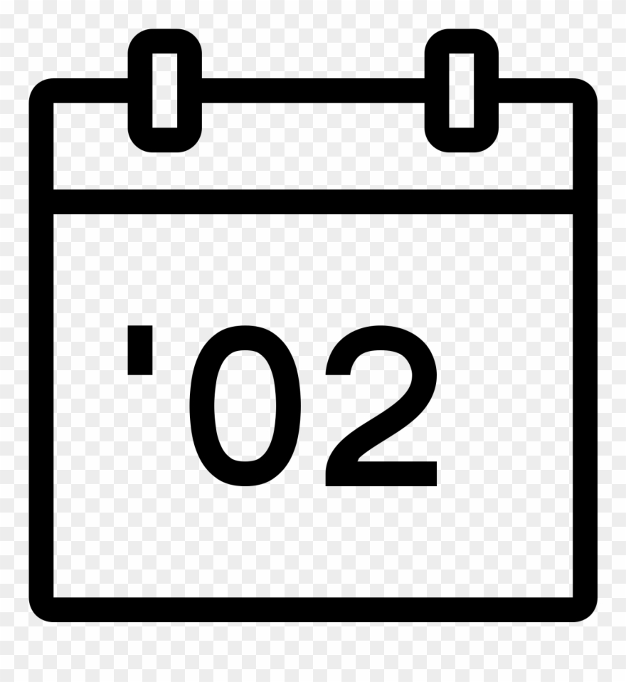 2002 - Date Of Birth Icon Clipart