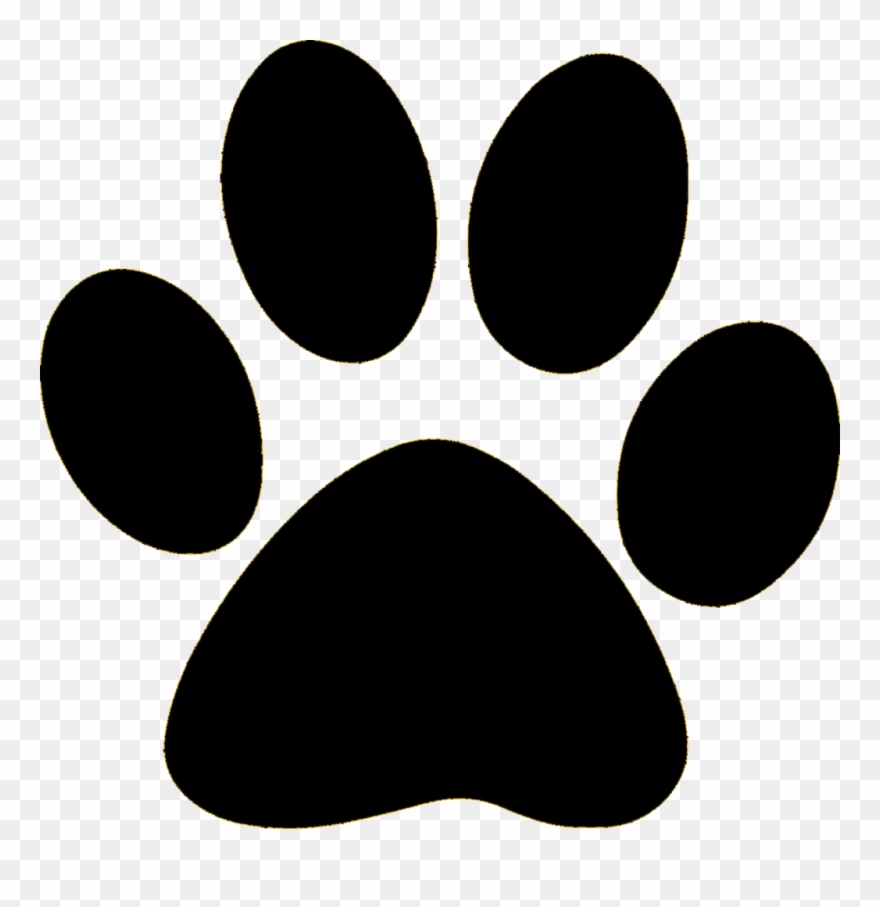 Paw Clip Art Footprints - Paw Print Clipart Png Transparent Png