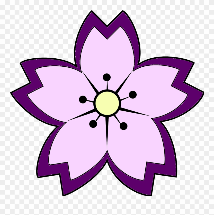 Heidi Armendariz - Cherry Blossoms Black And White Clipart