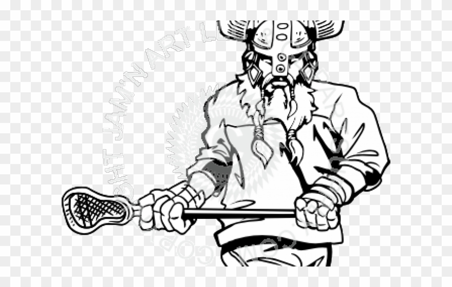 Lacrosse Clipart Viking - Viking Clipart - Png Download