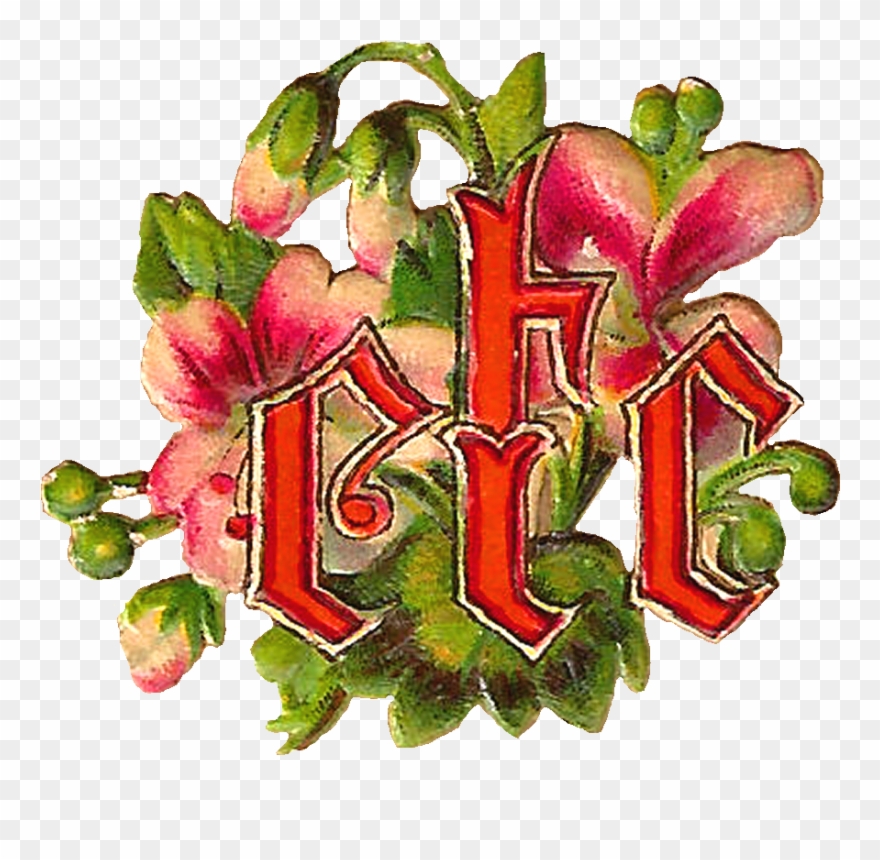 Isn't This A Pretty Bit Of Digital Monogram Clip Art - Illustration - Png Download