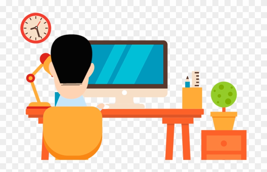 The Automation Of Processes Consists Of Replacing All - Cartoon Clipart