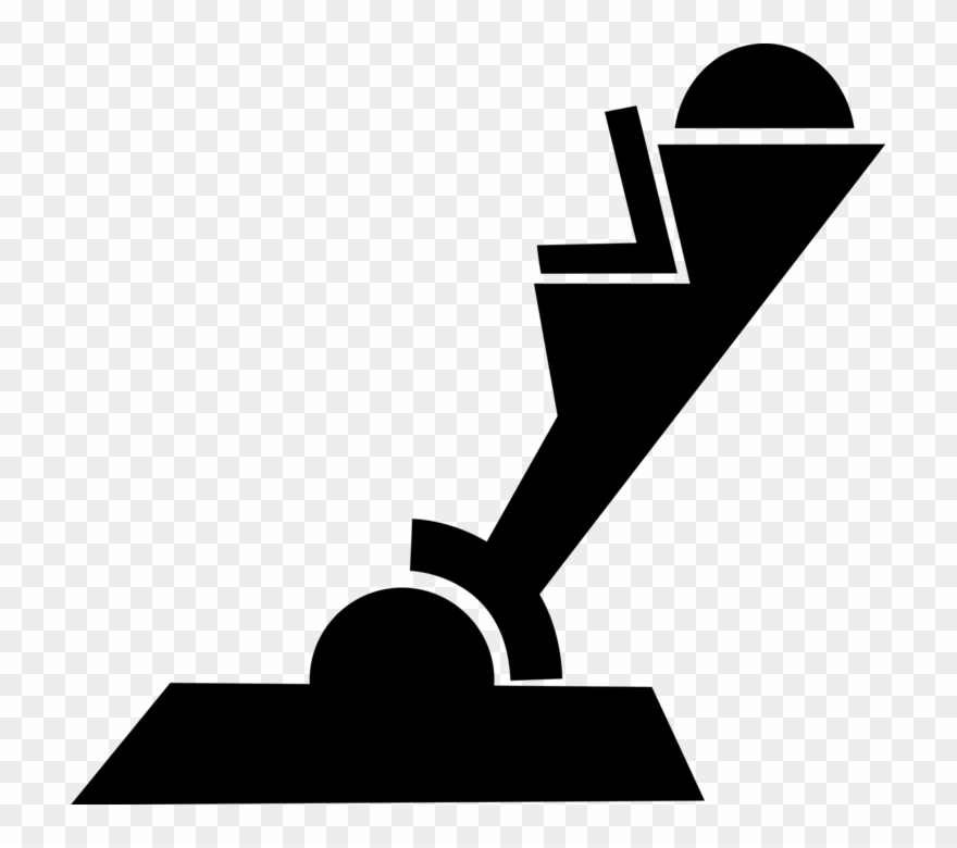 Vector Illustration Of Electric Switch Control Stick Clipart