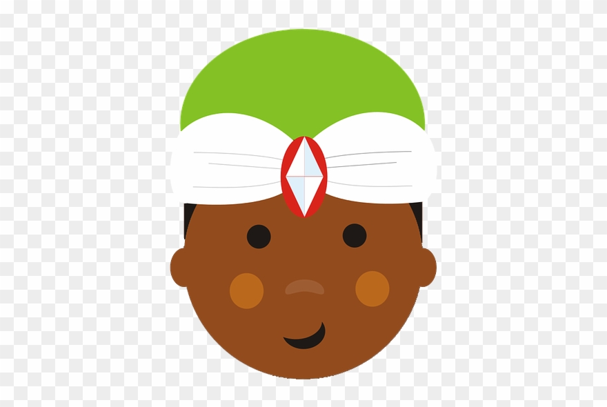 Selecciona A Qué Rey Mago Quieres Escribirle La Carta - Cara De Los Reyes Magos Clipart
