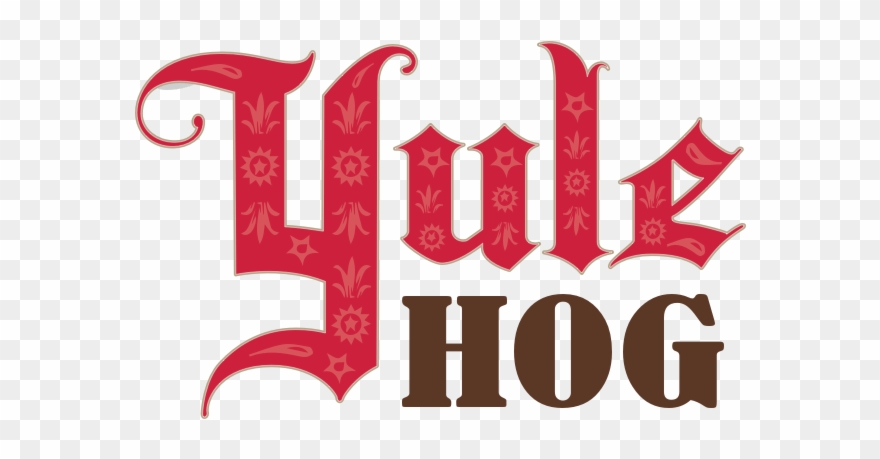 Yule Hog - Yule Hog Hogs Back Clipart