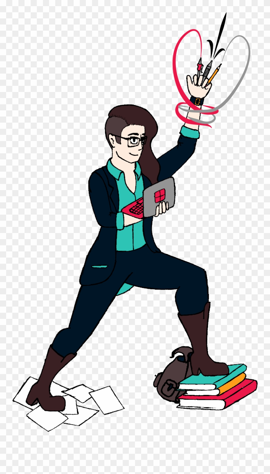 A Dramatic Portrait Of Heather Blevins - Cartoon Clipart