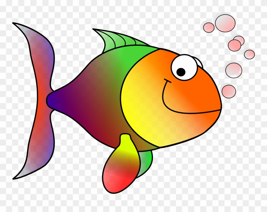Clipart Of Fish, Contract And Fishing - Free Clip Art Fish - Png Download