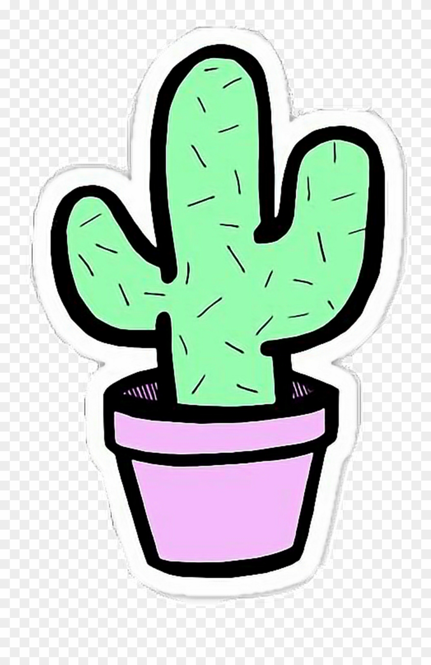 #sticker @picsart #cactus #flower #stikers @isagonzl469 - Cute Drawings Of Cactus Clipart
