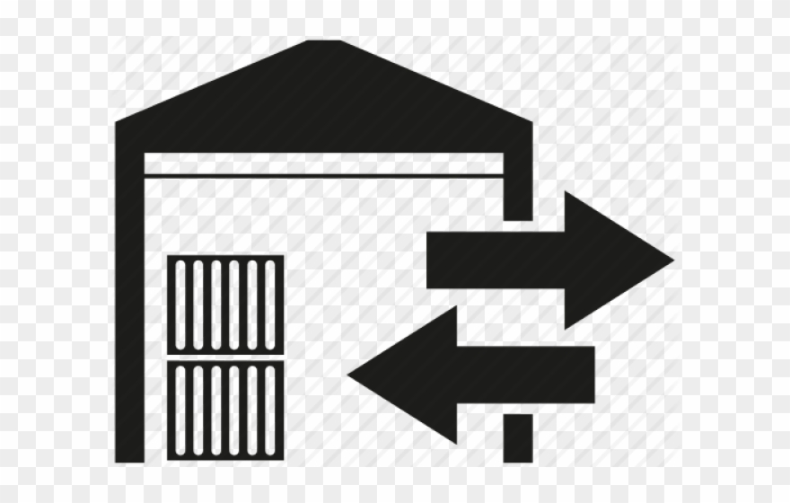 Warehouse Clipart Distribution Center - Triangle - Png Download