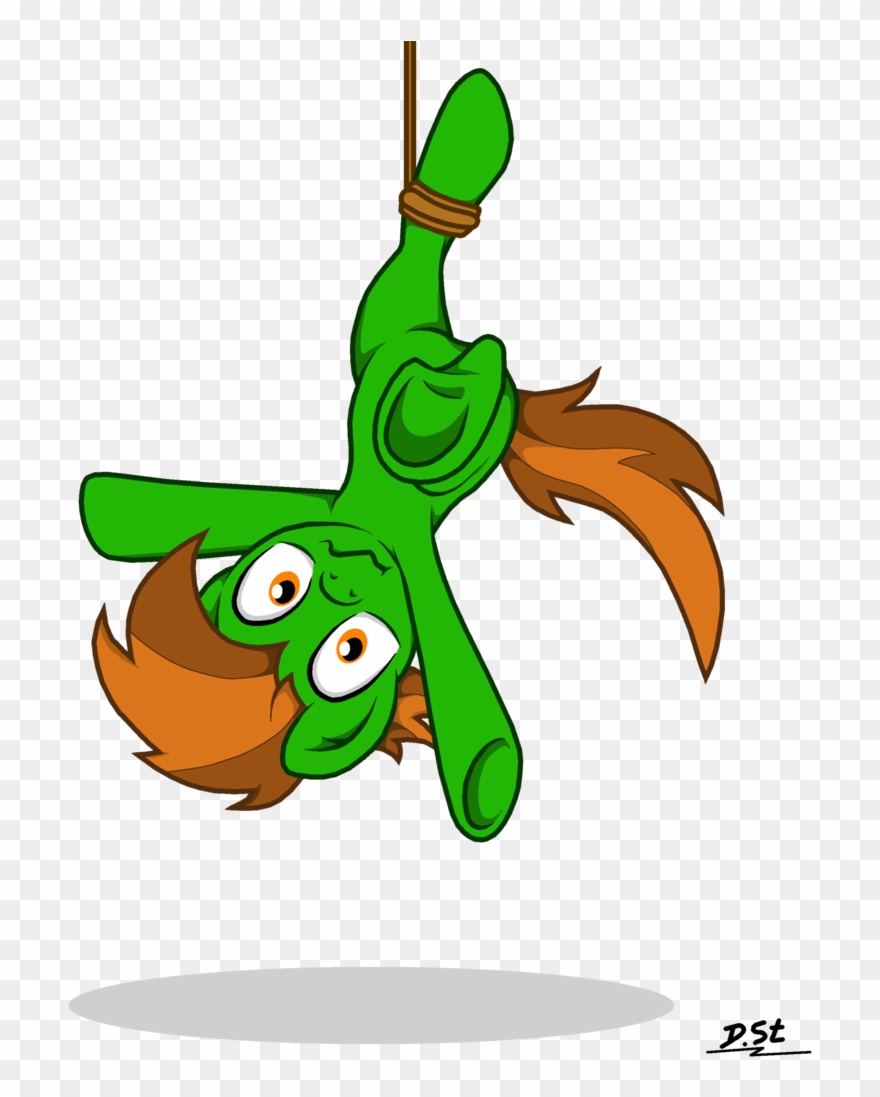 Fandroit, Fetish, Hanging, Hoof Fetish, Hung Upside - Cartoon Clipart