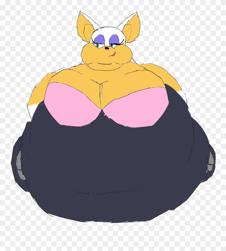 Rouge The Fat - Cartoon Clipart