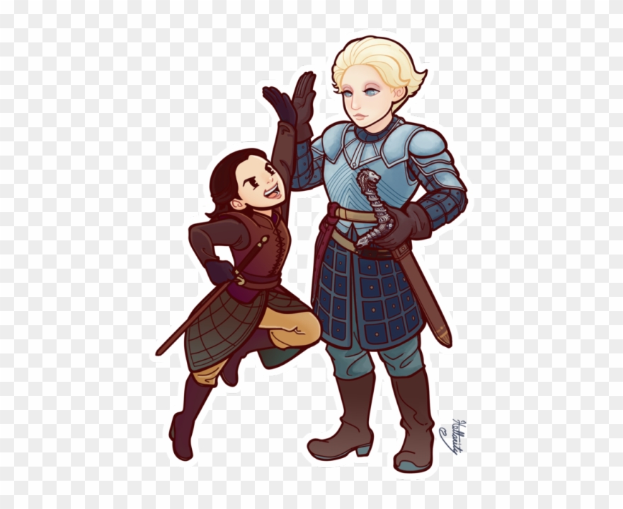 Look Arya, I Know Sneaking Around Winterfell Is Great - Transparent Game Of Thrones Stickers Clipart