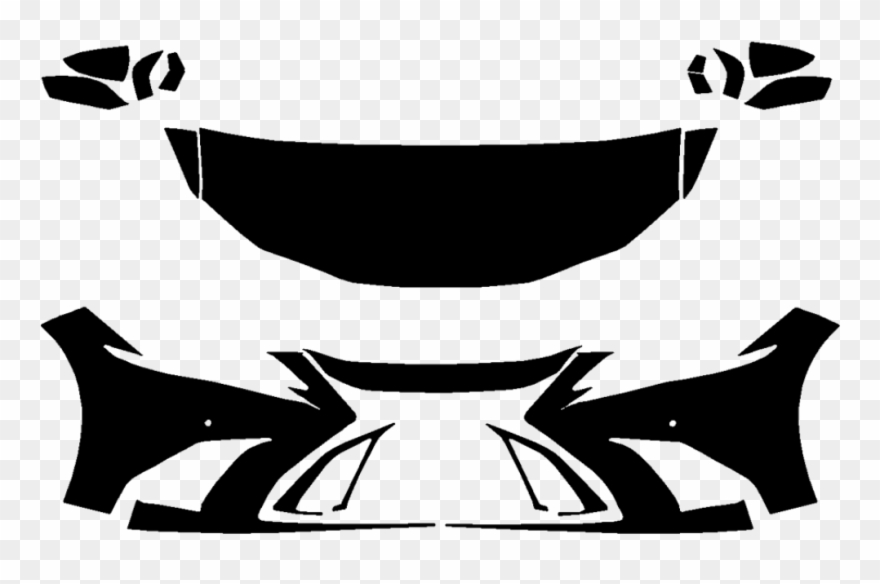 2019 Lexus Es 350 F-sport 3m Clear Bra Deluxe Paint Clipart