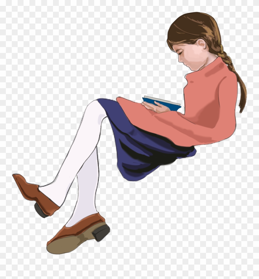 Colorado Springs Christian Schools Middle School Library - Sitting Clipart