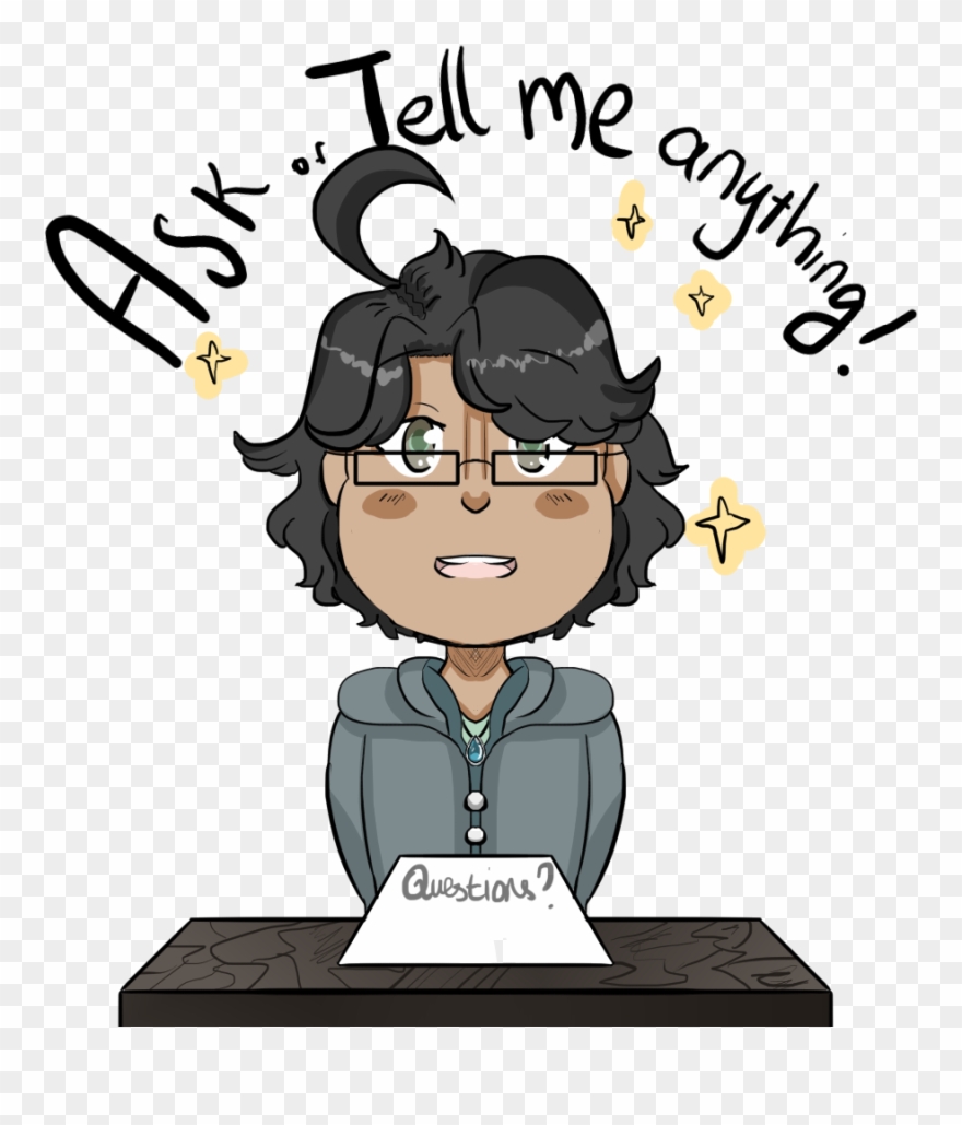 Ask Me Anything - Cartoon Clipart