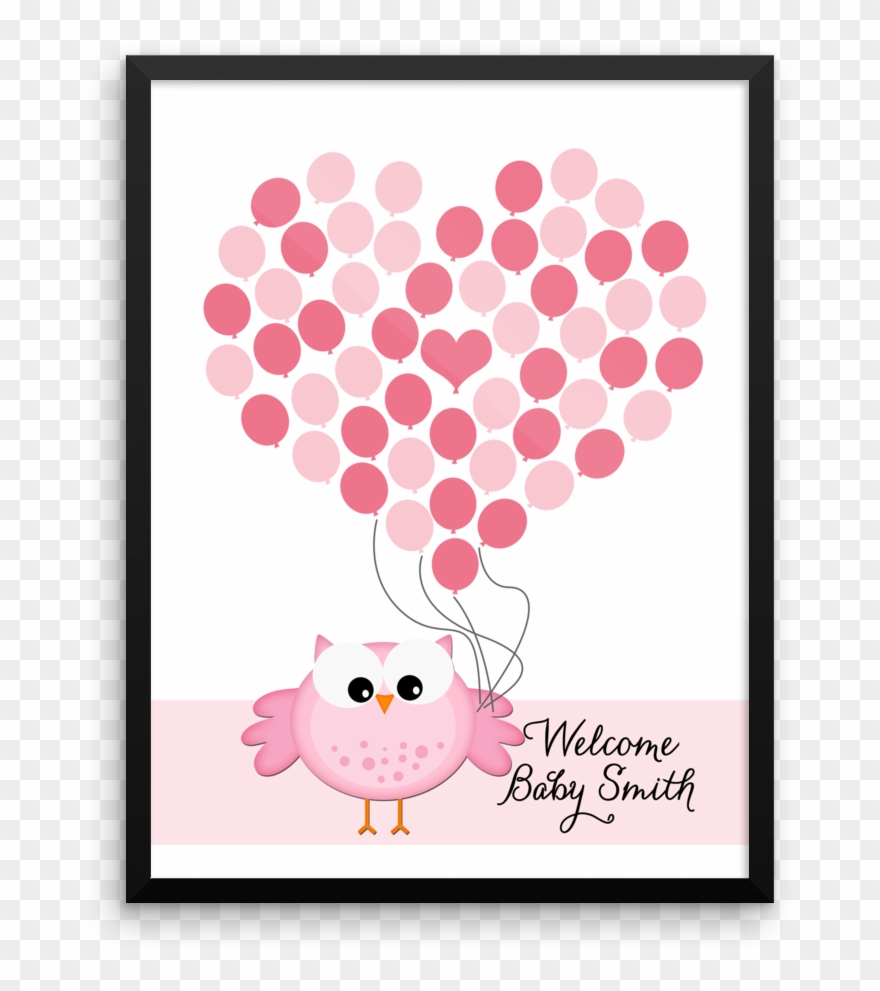 Personalized Baby Shower Guest Book Alternative - Birthday Clipart